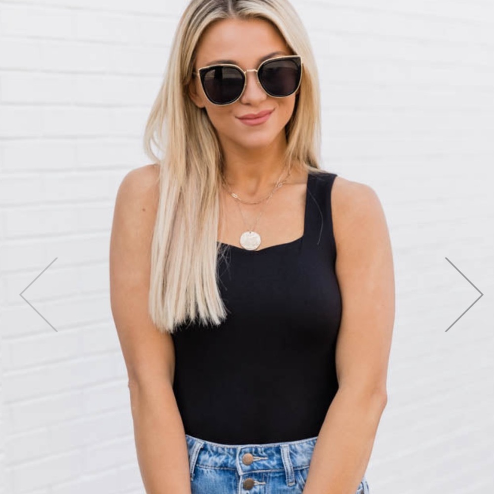 Pink Lily- Everlasting Hope Black Bodysuit - Picture 4 of 14